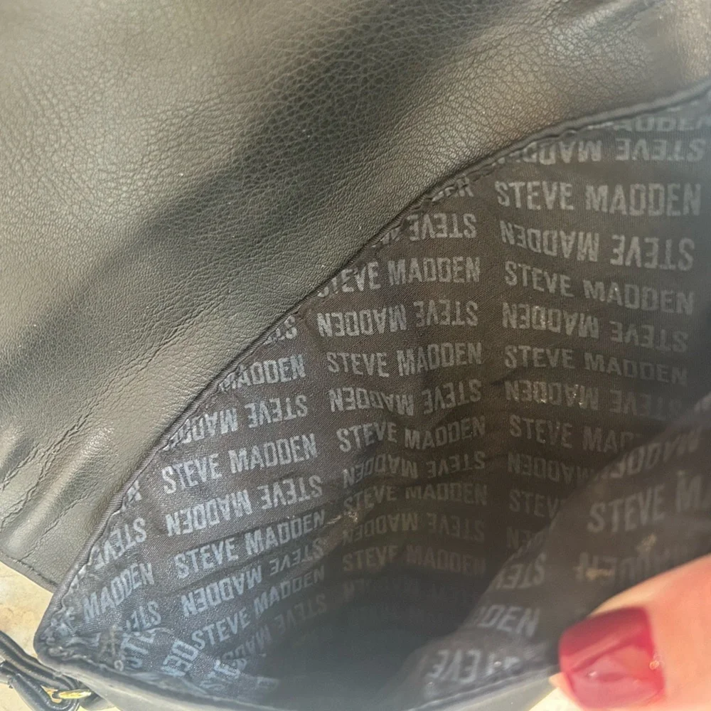 STEVE MADDEN QUILTED NYLON BACKPACK/PURSE